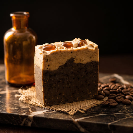 The Coffee Bar - Vanilla Hazelnut Fragrance Oil, Exfoliating, Coffee Grounds