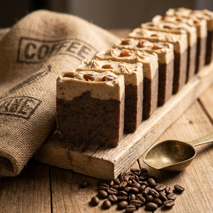The Coffee Bar - Vanilla Hazelnut Fragrance Oil, Exfoliating, Coffee Grounds