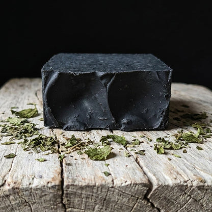 The Obsidian Detox-  Activated Charcoal - Tea Tree, Eucalyptus, Peppermint Essential Oil.