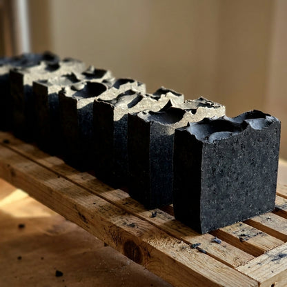 The Obsidian Detox-  Activated Charcoal - Tea Tree, Eucalyptus, Peppermint Essential Oil.