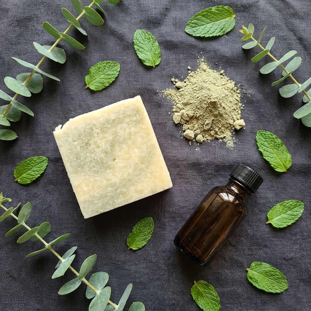 The Steam Room - Eucalyptus and Spearmint Essential Oil - French Green Clay
