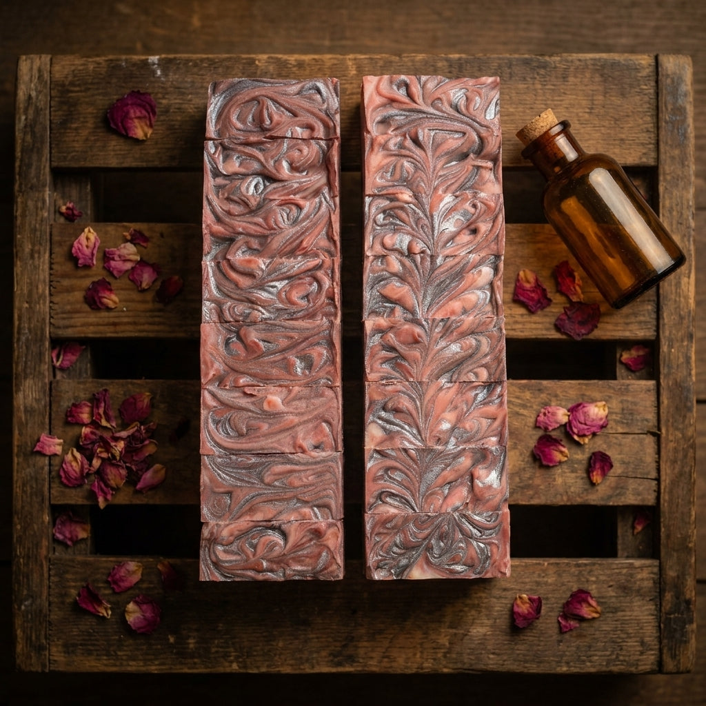 The Romantic Apothecary - Golden Rose, Egyptian Musk & Amber Romance Fragrance Oil - Kaolin Clay