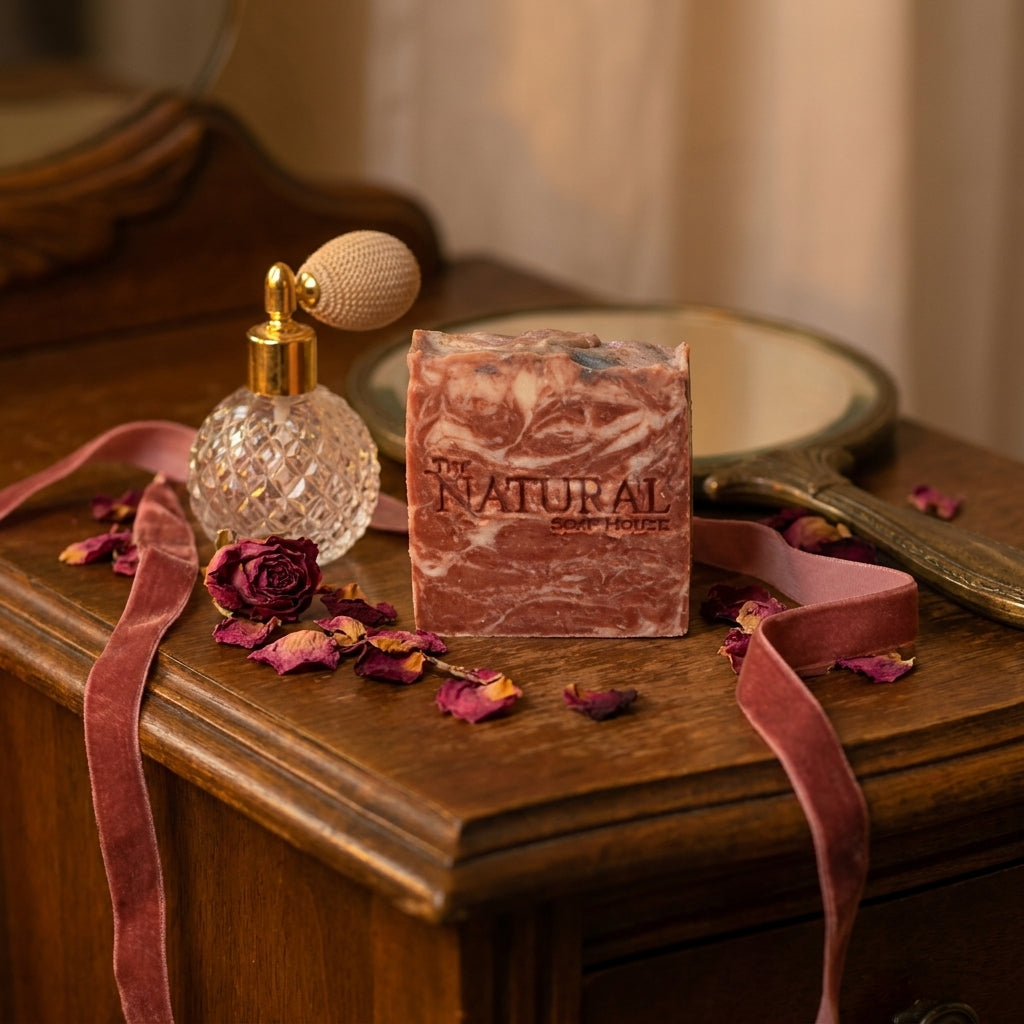 The Romantic Apothecary - Golden Rose, Egyptian Musk & Amber Romance Fragrance Oil - Kaolin Clay
