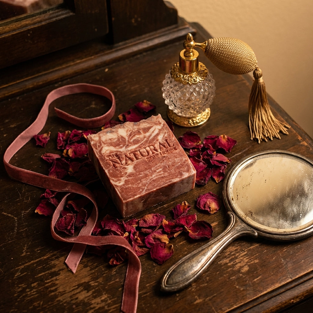 The Romantic Apothecary - Golden Rose, Egyptian Musk & Amber Romance Fragrance Oil - Kaolin Clay