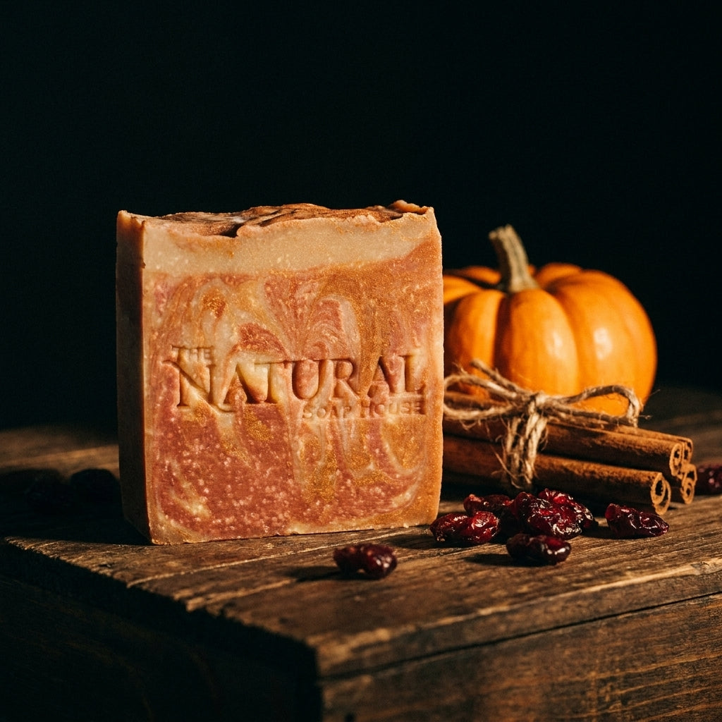 Reliquary No. 1 — The Alchemist's Harvest - Pumpkin Oud, Spiced Cranberry, Vanilla Chestnut Fragrance Oil - Kaolin Clay