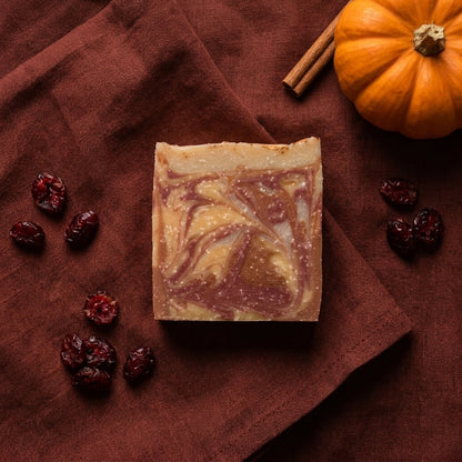 Reliquary No. 1 — The Alchemist's Harvest - Pumpkin Oud, Spiced Cranberry, Vanilla Chestnut Fragrance Oil - Kaolin Clay